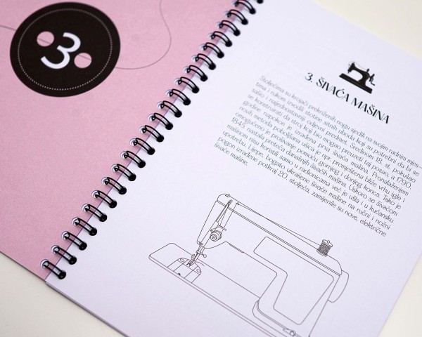 Knjižica "Uvod u osnove šivanja"